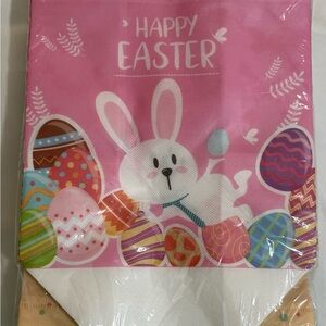 Festive Easter Bunny Banner - Pink